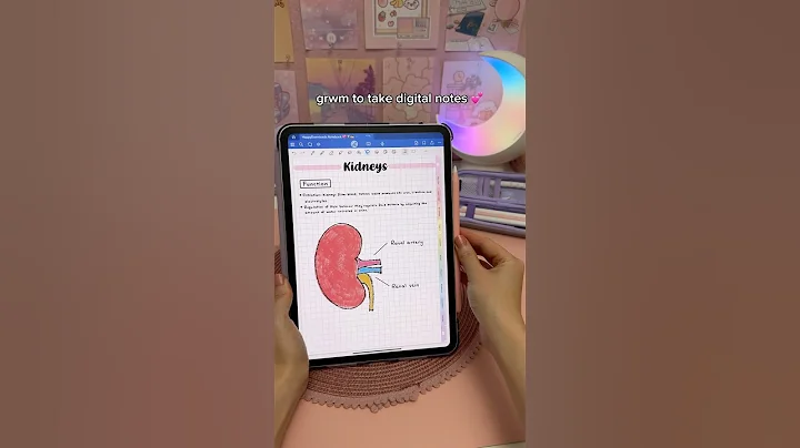grwm to take digital notes 💕 iPad note taking | goodnotes app | study notes | iPad accessories