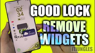 How to Delete Good Lock Widgets on Samsung Lock Screen