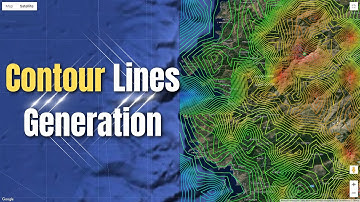 How to extract contour Lines from Contour Map Creator website