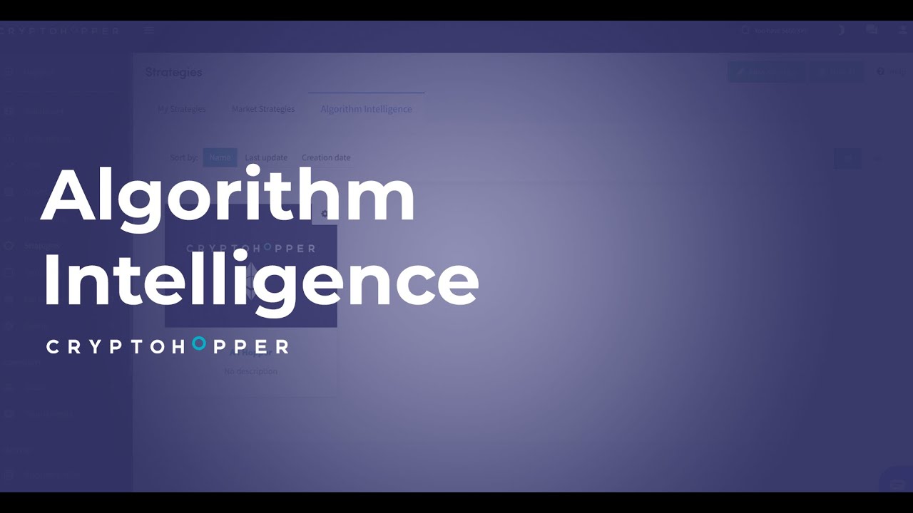 Algorithm Intelligence - YouTube