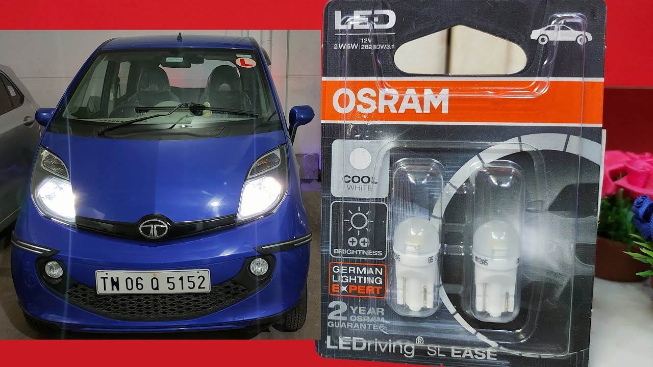 OSRAM LED T10 Parking Lamps, 6000K, Cool White, Pair at Rs 349