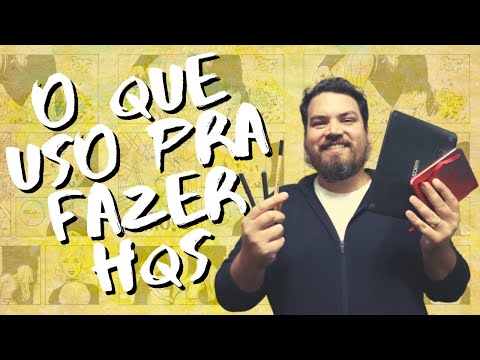 Qual (caneta, programa, fonte, etc.) você usa para fazer quadrinhos?