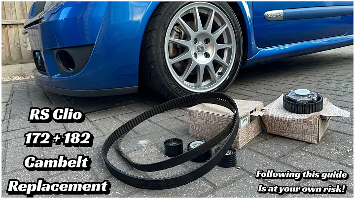 Clio 172 182 Cambelt change guide including dephaser & camshaft replacement + installation