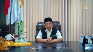 Video Selamat Rakornas 2025 dari Rektor ITERA