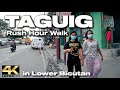 TAGUIG Philippines - Rush Hour Walk in Lower Bicutan [4K]