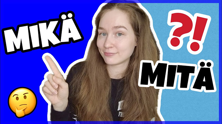 Mikä vs Mitä 🤯 What's The Difference | Learn Finnish Question Words