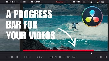 How to create a PROGRESS BAR in DaVinci Resolve