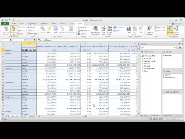 Apply formats to crosstabs with Table Design: Analysis 2.0