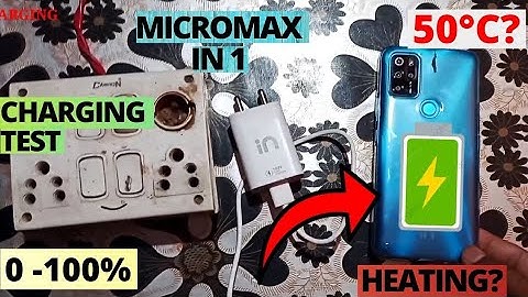 Micromax IN1 Charging Test | HEATING ISSUE SOLVED | with temp