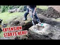 Removing a 100 year old manhole! (Self Build Extension Part 1)