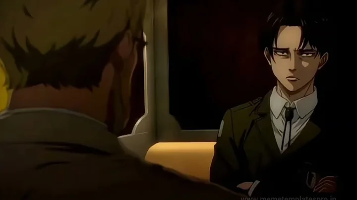 Levi And Zeke Staring Meme Template | Download Link In Comments 🔗
