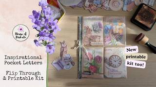 π Inspirational Pocket Letters Flip Through ~ What's Inside My Latest Printable Kit π