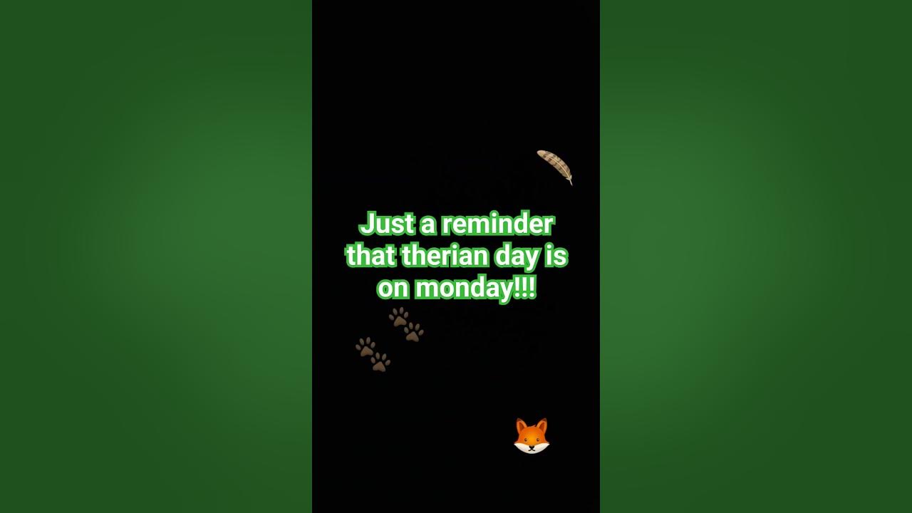 therian day! therians antizoo YouTube