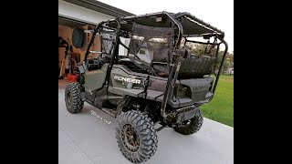 2022 honda pioneer 1000-5 with highlifter 3&quot; lift and beadlock wheels