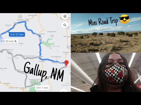 OUR TRIP TO GALLUP, NM! GOING THRU THE RESERVATION! (ManyFarms, Chinle, WindowRock, & CoyoteCanyon)