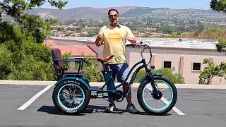 EBike Rickshaw Features Explained & Ride Along: POV Riding Electric Tricycle Rickshaw for Passengers screenshot 3