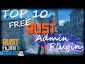 Top 10 rust admin plugins every server owner should be using  rust admin academy tutorial 2022 