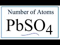 Understanding PbSO4 and Its Components