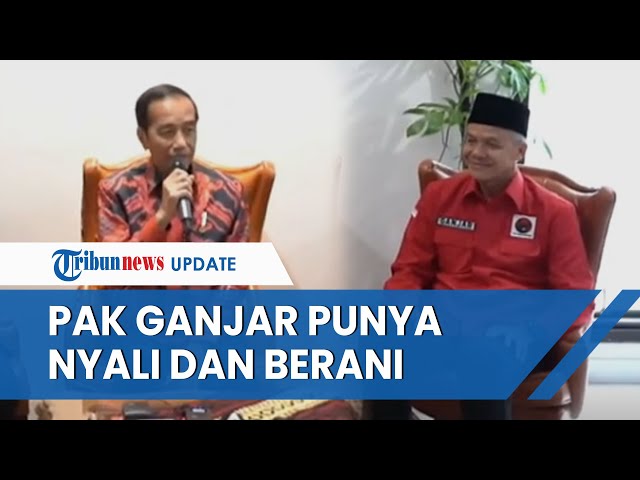 Presiden Jokowi: Pak Ganjar Pranowo Punya Nyali dan Berani, Calon Pemimpin Masa Depan class=