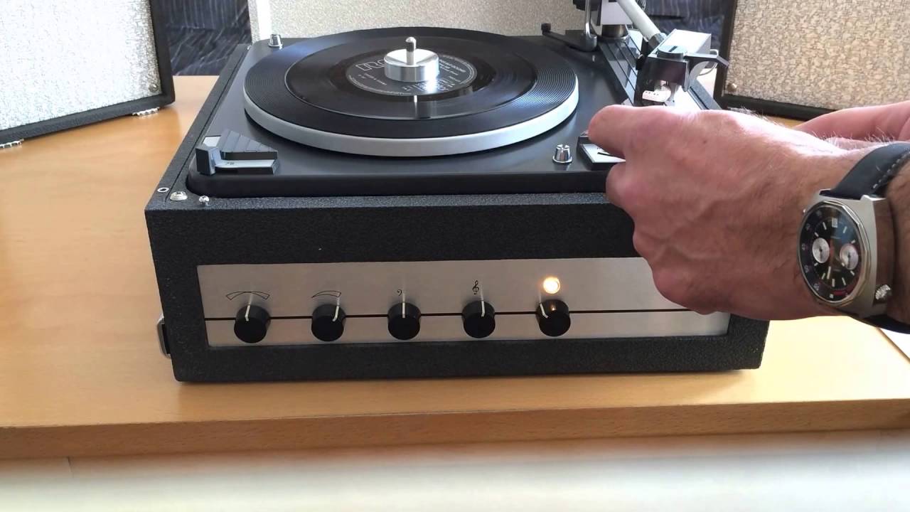 Dual 1011 - Kofferplattenspieler - Stereo von 1964