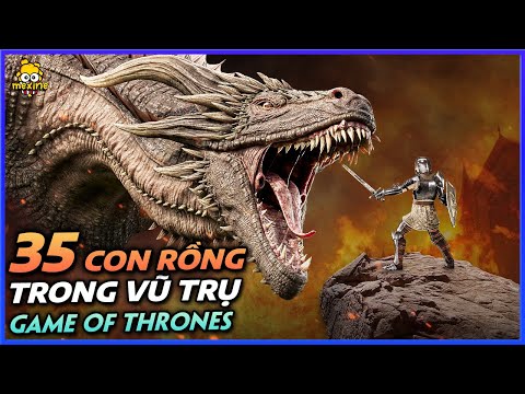 Video Tất tần tật 35 con rồng của House of the Dragon và... - youtube