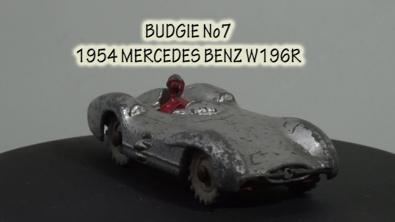 BUDGIE No7 1954 Mercedes Benz W196R toy car restoration