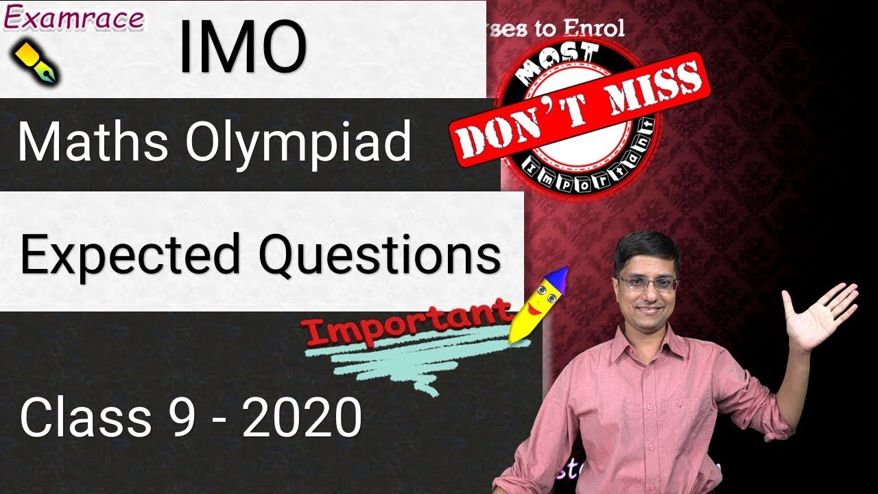 Maths Olympiad Class 9 Syllabus