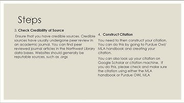 Annotated Bibliography Workshop