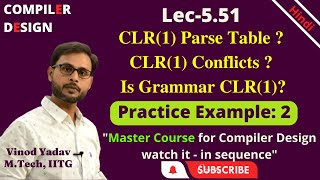 L5.51 | Example -2 | Compiler Design (CD)