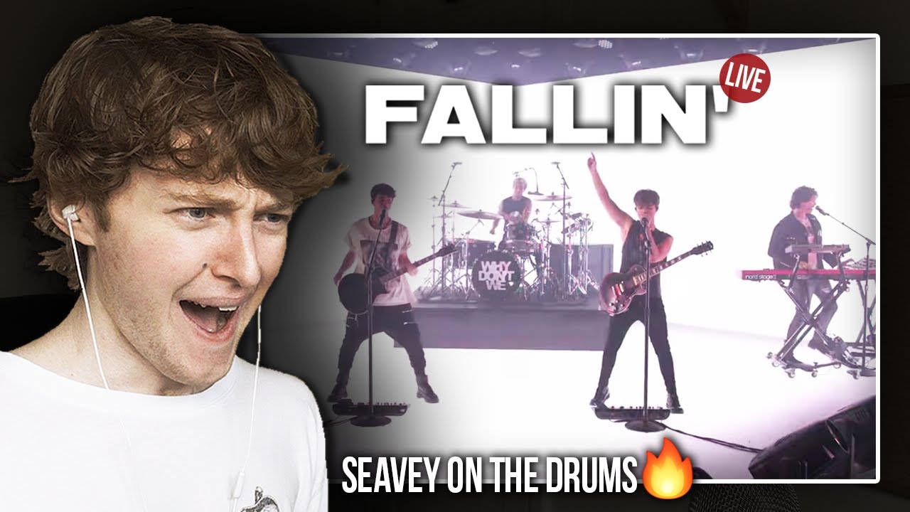 Сиви на барабанах! (Why Don't We - Fallin' (Adrenaline) | Реакция/обзор живого выступления)
