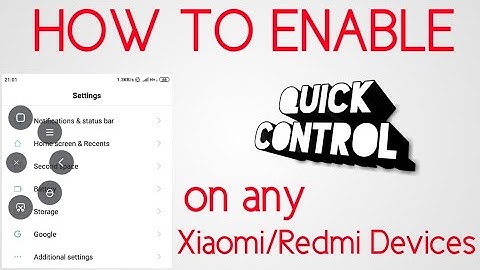 How To Enable Assistive Touch On Android | Quick Control On Any Xiaomi Mobile | Quick Ball