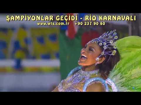 Brezilya Rio Karnavalından muhteşem samba görüntüleri