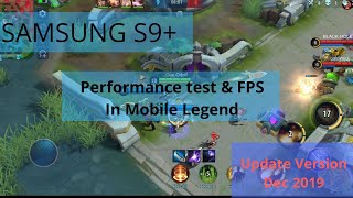 Mobile Legend on Samsung S9+ (High Graphic)