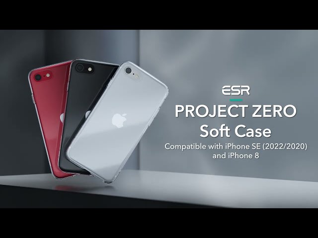 ESR iPhone SE3/SE2/8 Project Zero Clear Soft Case