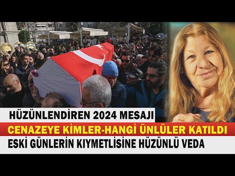 Ayla Algan'a Veda... Birçok Ünlü İsim Cenazeye Akın Etti.