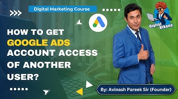 How to give access to Google Ads account?