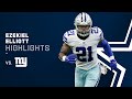 Ezekiel Elliott's Best Plays from 2-TD game | NFL 2021 Highlights