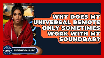 Why Does My Universal Remote Only Sometimes Work With My Soundbar? - NextGen Viewing and Audio