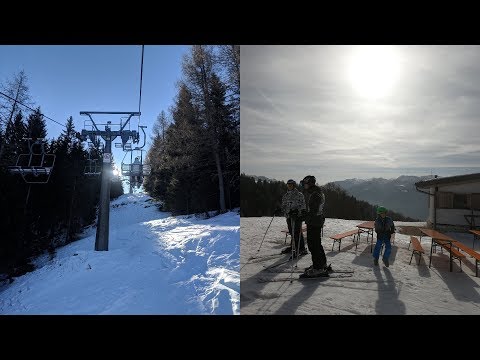 Skiing in Folgaria, Italy