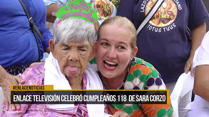 Enlace Televisin celebr cumpleaos 118 de Sara Corzo