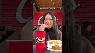 Trying Raising Cane’s for the first time 🍗🔥