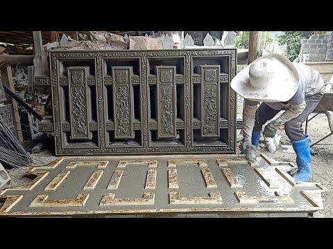 Video hướng dẫn làm khuôn hàng rào tấm tứ quý mẫu mới nhất,... - youtube