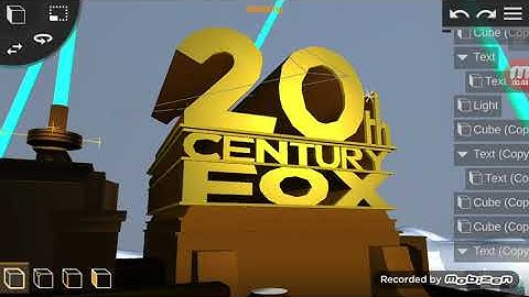 20th century fox logo 1994 Prototype Prisma3d