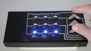 Hydroprinted Electroncis over 3D surface of 3D printed piece for HMI