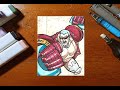 One piece franky personal paralel sketchcard timelapse by sugiarto aliputra   studio zoo