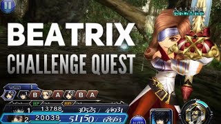 DFFOO [GL] Beatrix Challenge Quest (33 Turns | 1M Score)
