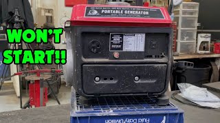 Storm Cat Portable Generator Won't Start