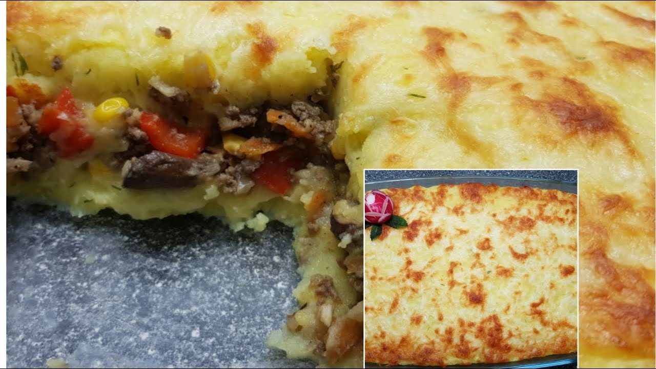 بطاطا سوفليه أطيب وجبة باللحم المفروم والخضار | Potato Souffle