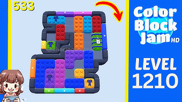 Color Block Jam Level 533 (1210) Solution Walkthrough