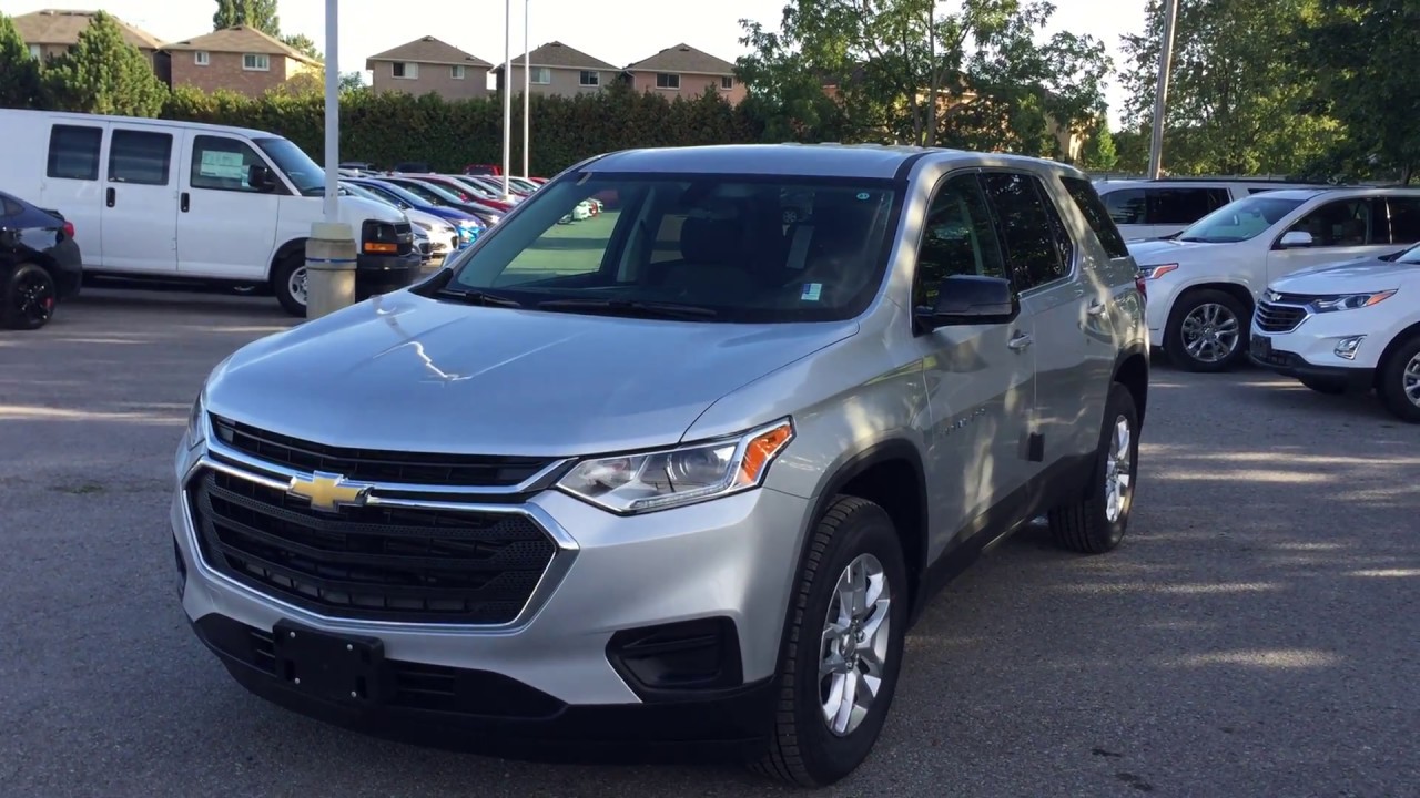 2018 Chevrolet Traverse Ls Silver Ice Metallic Roy Nichols Motors Courtice On